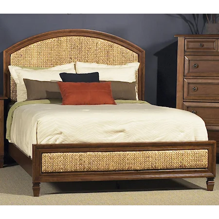 Full Upholstered Abaca Bed